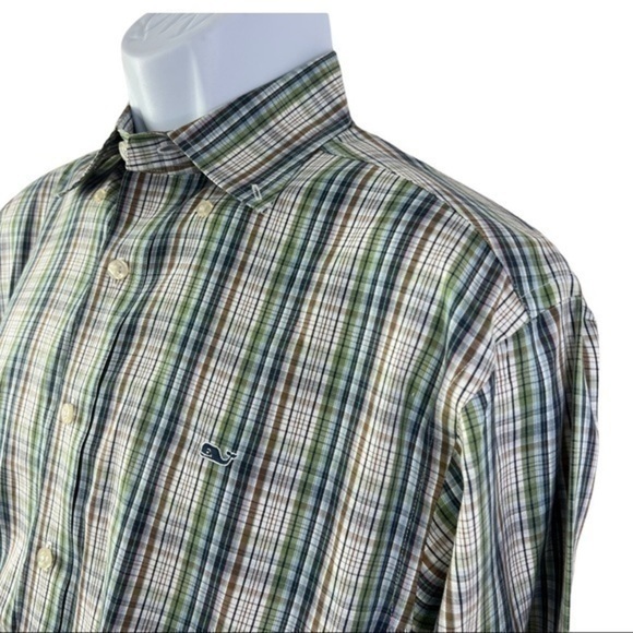 Vineyard Vines Men Casual Shirt Buttons Down Plaid Sz S - Picture 5 of 12